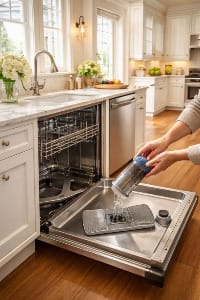 Simple Swap: Clean Your Dishwasher Filter Monthly